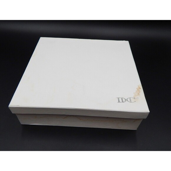 Debora Carlucci Square Candy Dish Bowl Glass Crystal Gem Cushioned Made in Italy - Picture 9 of 13